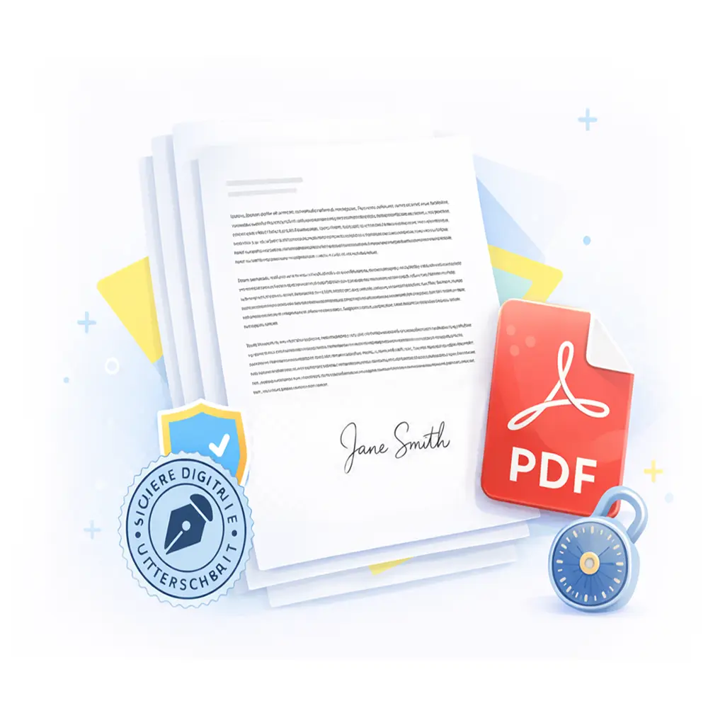 PDF online signieren – sichere digitale Unterschrift