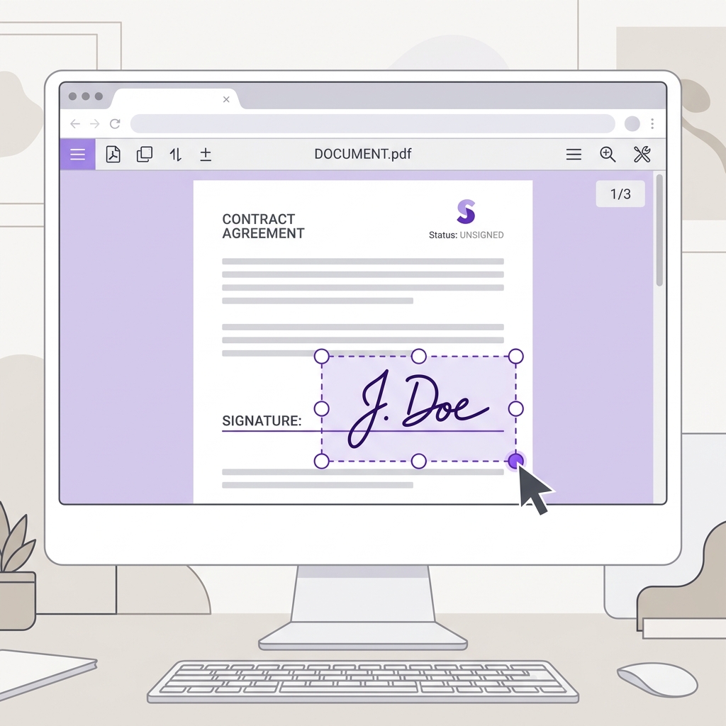 Digitale Unterschrift in PDF einfügen und platzieren